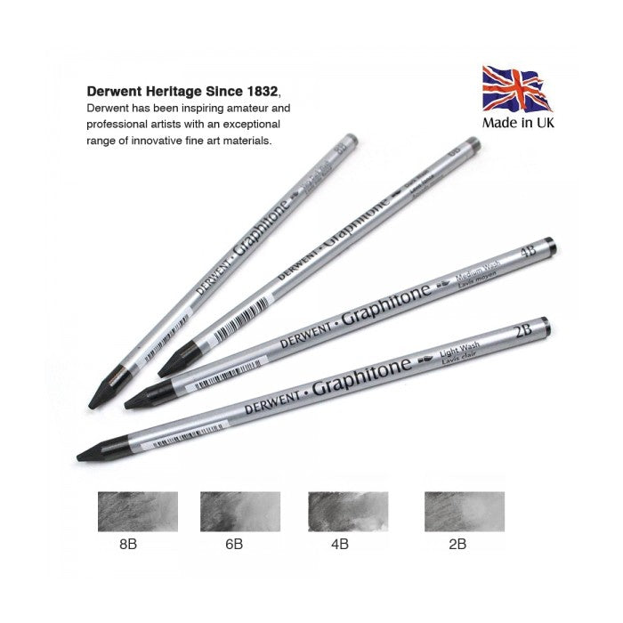 LAPIS GRAFITE INTEGRAL AQUARELAVEL DERWENT GRAPHITONE C/ 04