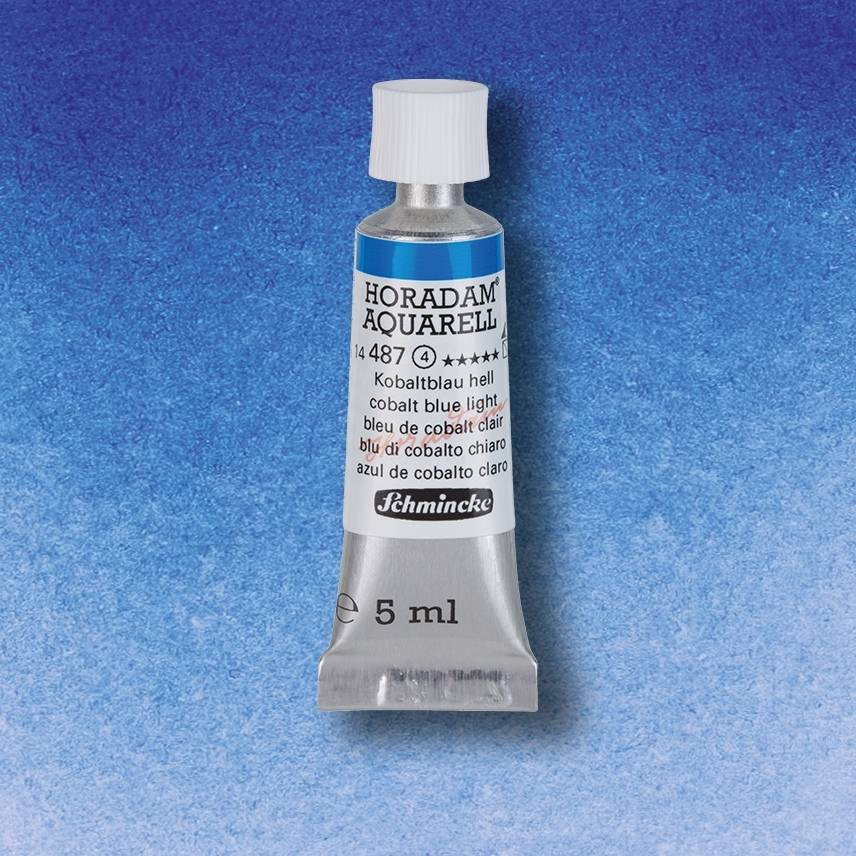 AQUARELA SCHMINCKE HORADAM 5ml 487 Cobalt Blue Light S4