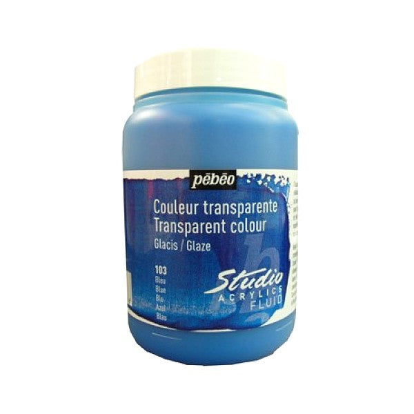 ACRILICA PEBEO STUDIO FLUID GLAZE 250ml 103 BLUE