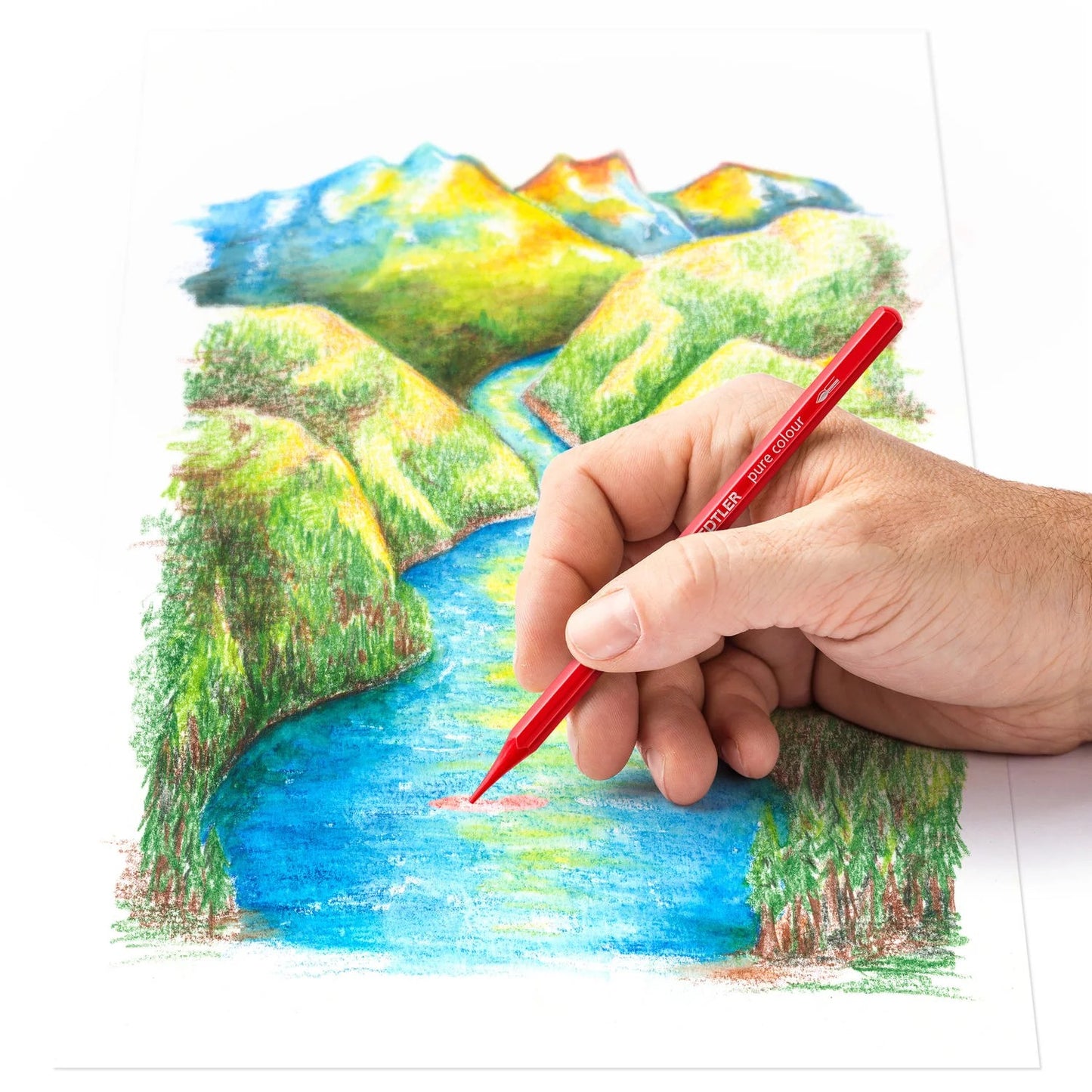 ESTOJO LAPIS COR INTEGRAL AQUARELAVEL STAEDTLER 12 CORES 146 10G