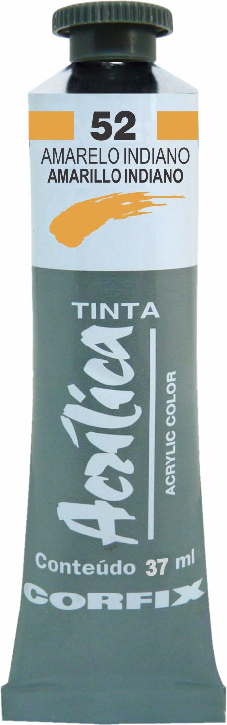 ACRILICA CORFIX 37ML 52 AMARELO INDIANO
