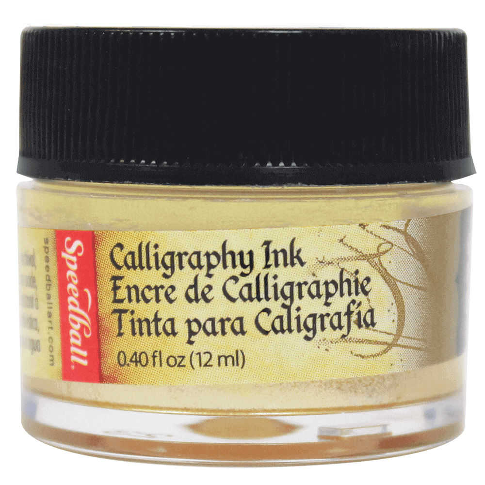 TINTA CALIGRAFIA SPEEDBALL 12ML 3105 OURO