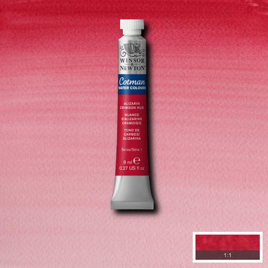 AQUARELA WINSOR NEWTON COTMAN 079 (003) ALIZARIN CRIMSON 08ml