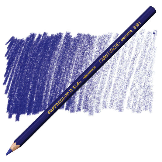 LAPIS AQUARELAVEL CARAN D´ACHE SUPRACOLOR 130 ROYAL BLUE 3888130
