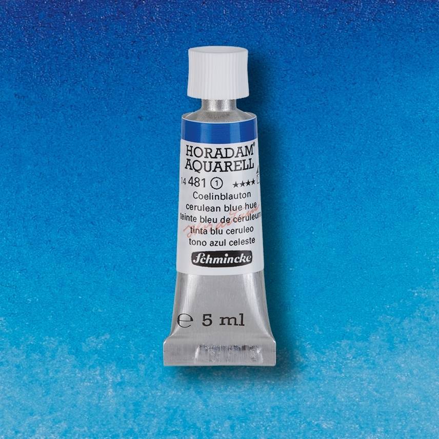 AQUARELA SCHMINCKE HORADAM 5ml 481 Cerulean Blue Hue S1