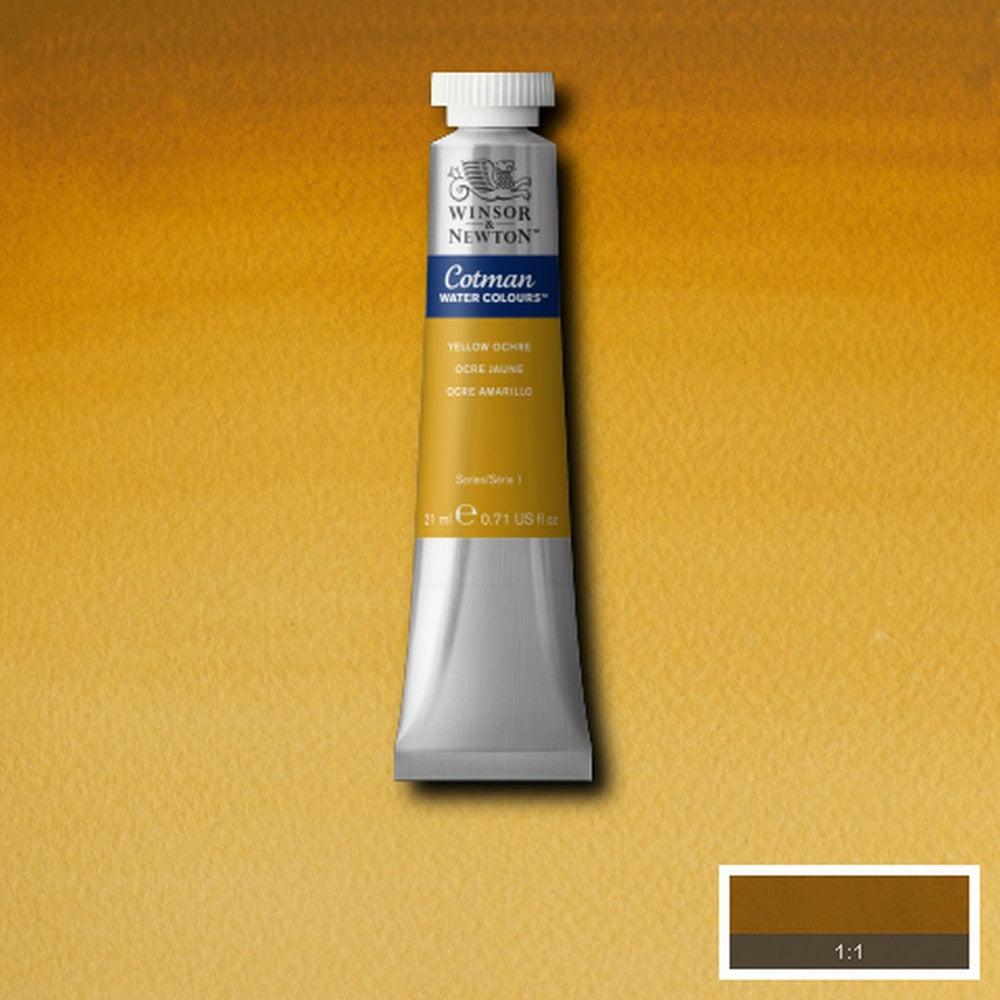 AQUARELA WINSOR NEWTON COTMAN 744 YELLOW OCHRE 21ml
