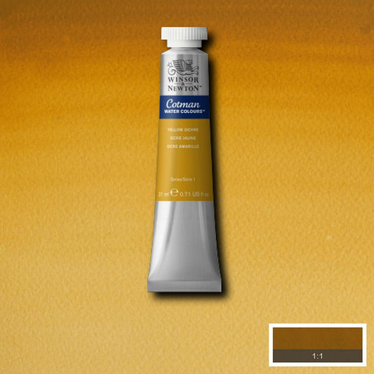 AQUARELA WINSOR NEWTON COTMAN 744 YELLOW OCHRE 21ml