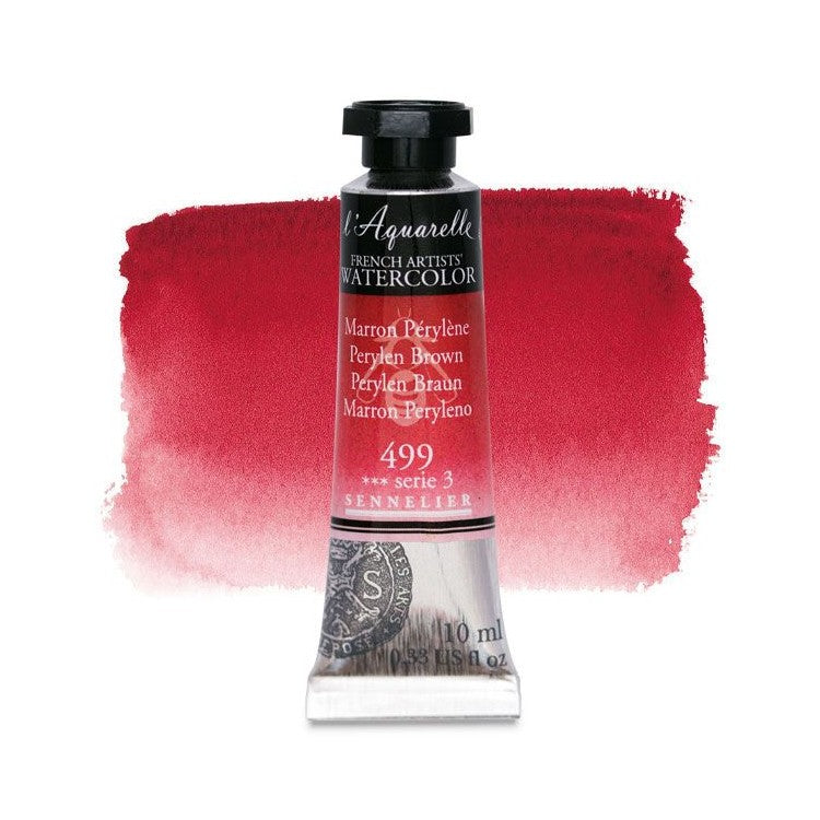 AQUARELA SENNELIER L'AQUARELLE 499 PERYLEN BROWN 10ML S3