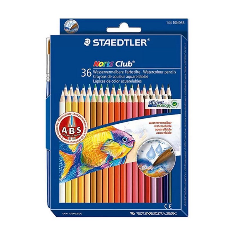 LAPIS AQUARELAVEL STAEDTLER NORIS 36 CORES 144 10ND36