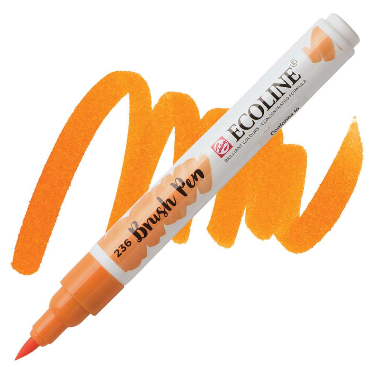 ECOLINE BRUSH PEN 236 LIGHT ORANGE