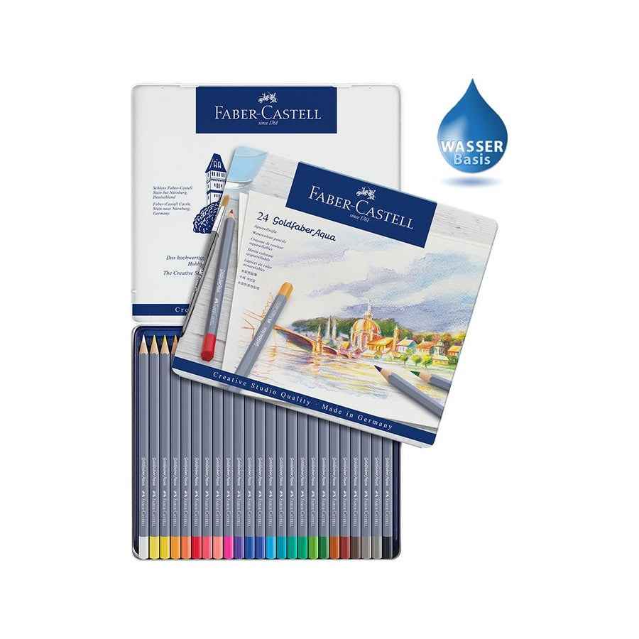 LAPIS AQUARELAVEL FABER CASTELL GOLDFABER 24 CORES 114624