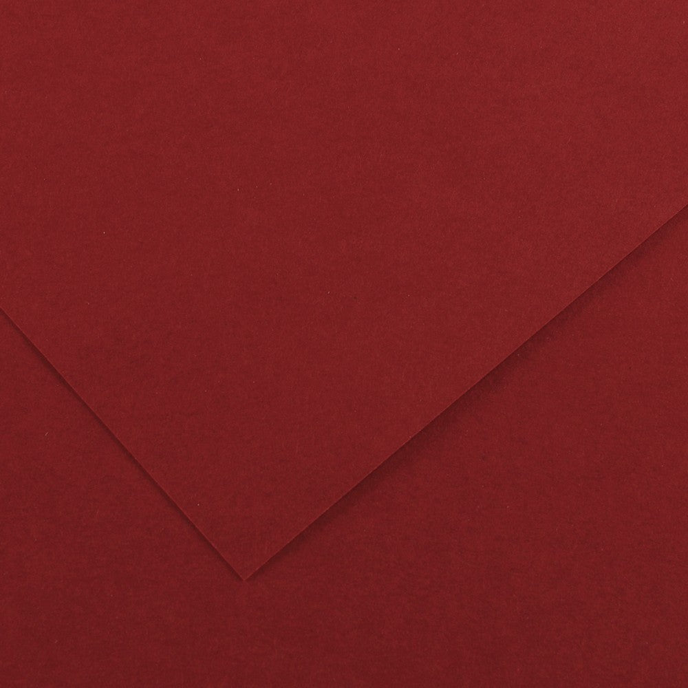 PAPEL CANSON COLOR 180G/M2 VERMELHO GRANATE A4