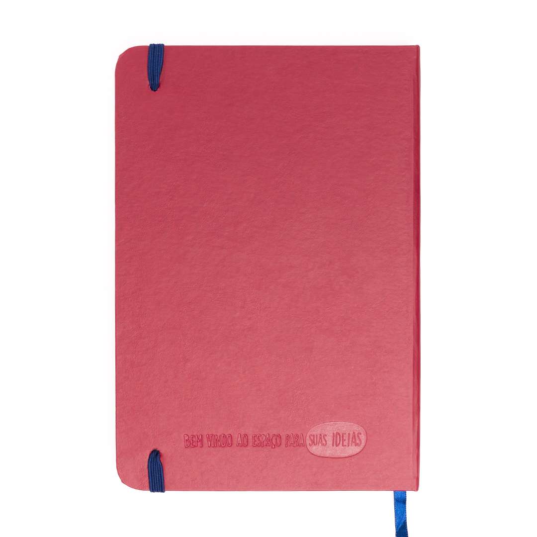 SKETCH BOOK MAR VERMELHO A5 C/ PAUTA 80FLS