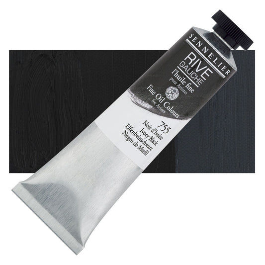 OLEO SENNELIER RIVE GAUCHE 40ML 755 IVORY BLACK