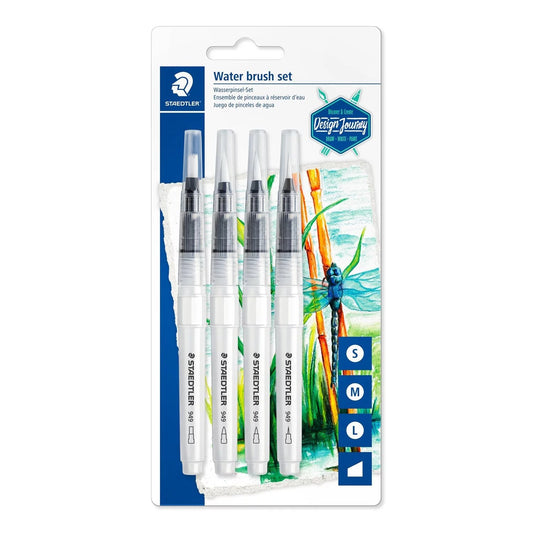 PINCEL STAEDTLER WATERBRUSH C/ 04 UNIDADES 949SBK4