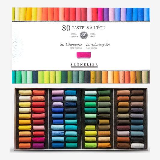 PASTEL SECO SENNELIER EXTRA SOFT 80 CORES HALF STICK