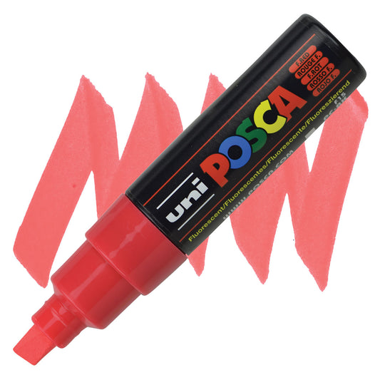 CANETA POSCA PC-8K F15 FLUO VERMELHO