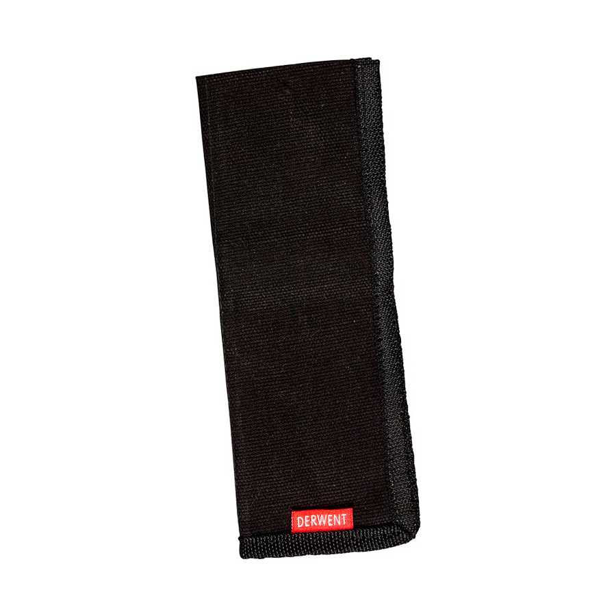ESTOJO P/ LAPIS DERWENT POCKET PRETO P/ 12 UNIDADES