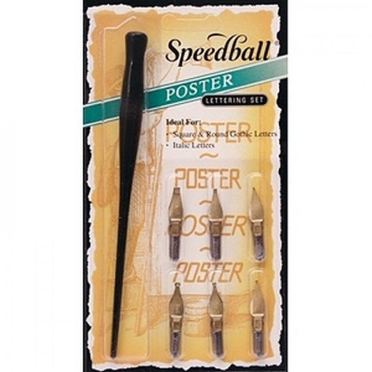 CANETA CALLIGRAPHY SPEEDBALL 2963 POSTER LETTERING
