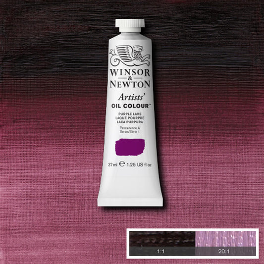 OLEO WINSOR NEWTON ARTISTS 037ML 544 PURPLE LAKE S1