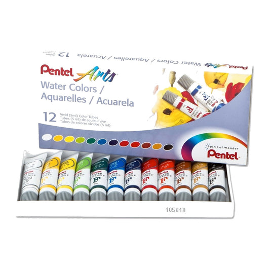 ESTOJO AQUARELA PENTEL ARTS 12 CORES