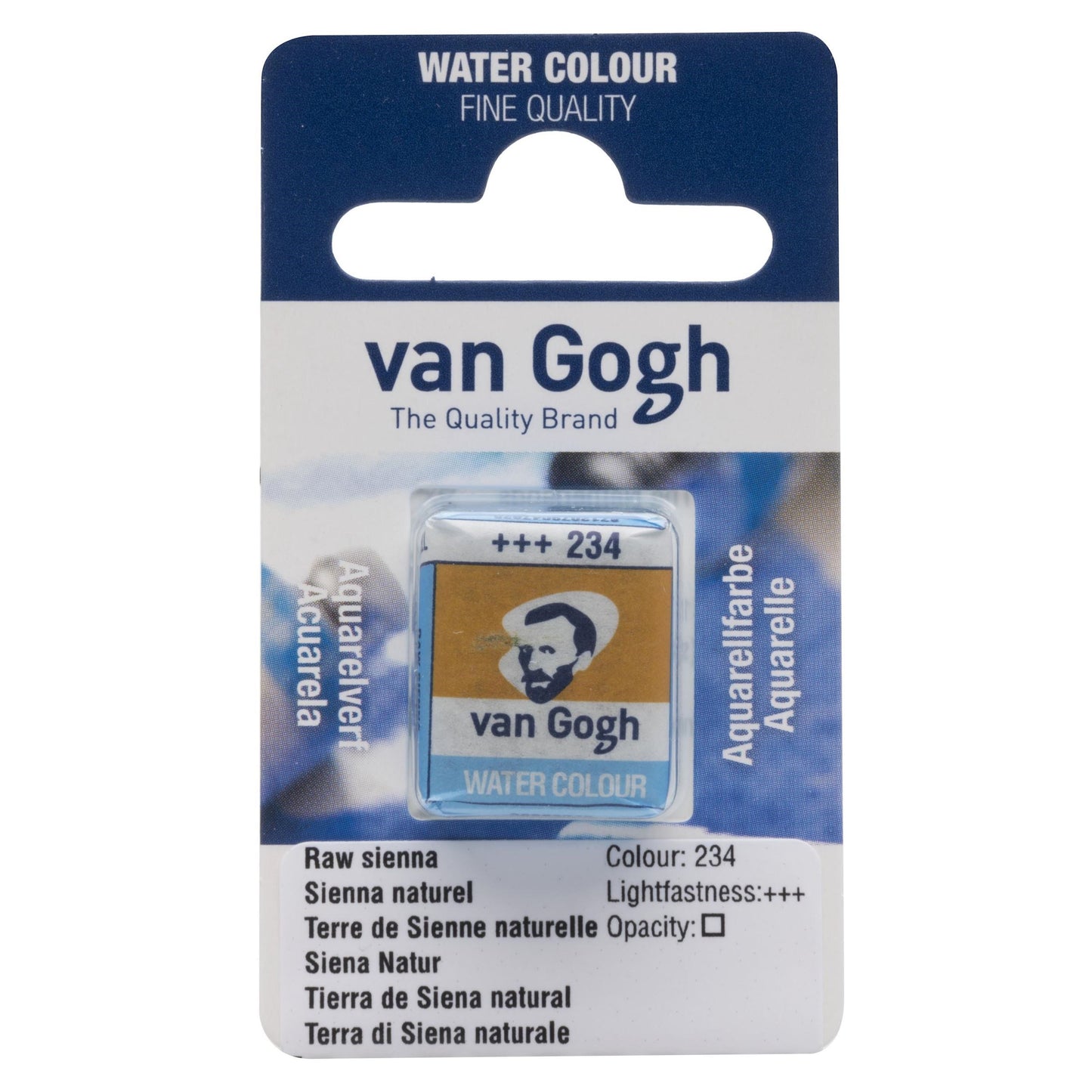 AQUARELA TALENS VAN GOGH HALF PAN 234 RAW SIENNA