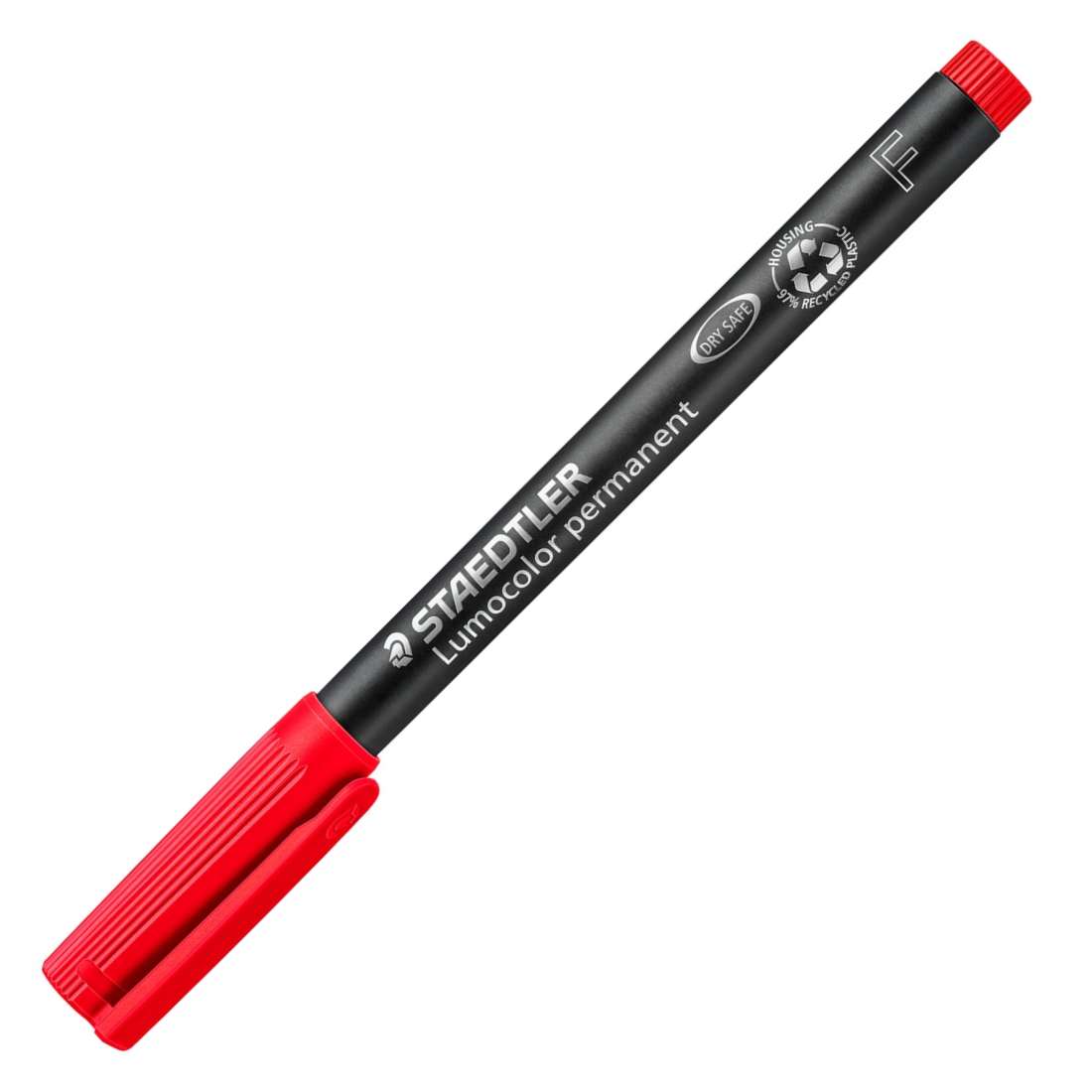CANETA STAEDTLER LUMOCOLOR PERMANENTE 0,6mm FINE VERMELHO 318F