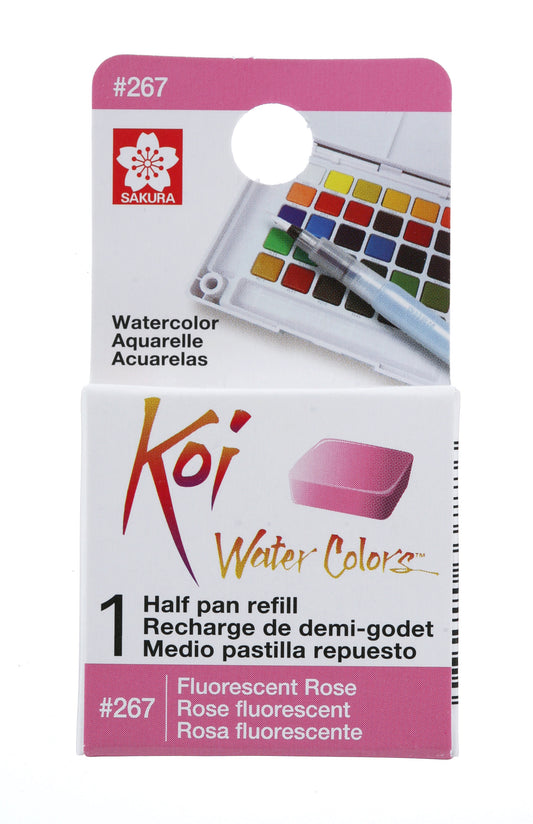 AQUARELA SAKURA KOI HALF PAN ROSA FLUORESCENTE - 267
