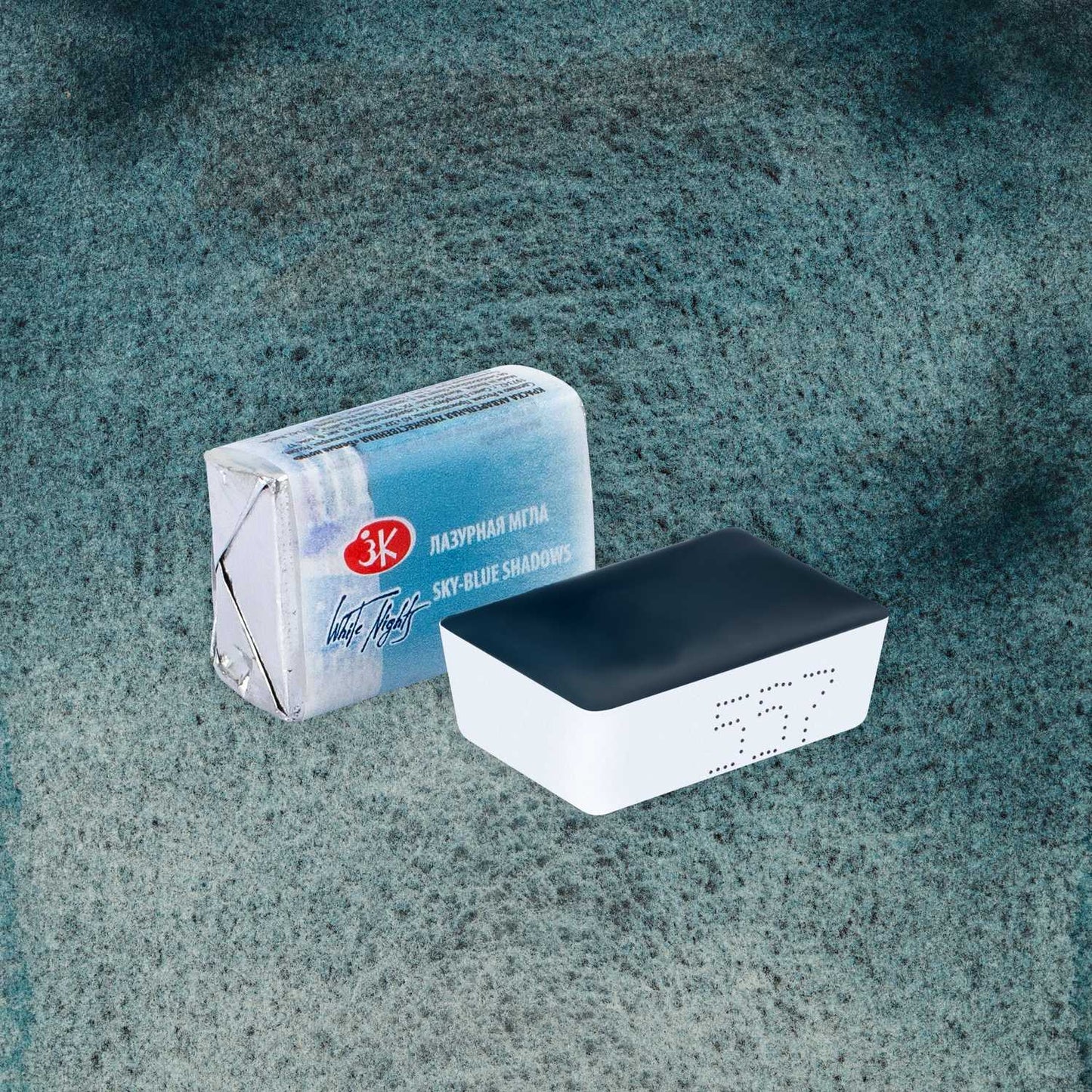 AQUARELA WHITE NIGHTS 557 TONS GRANULADOS SKY BLUE SHADOW FULL PAN