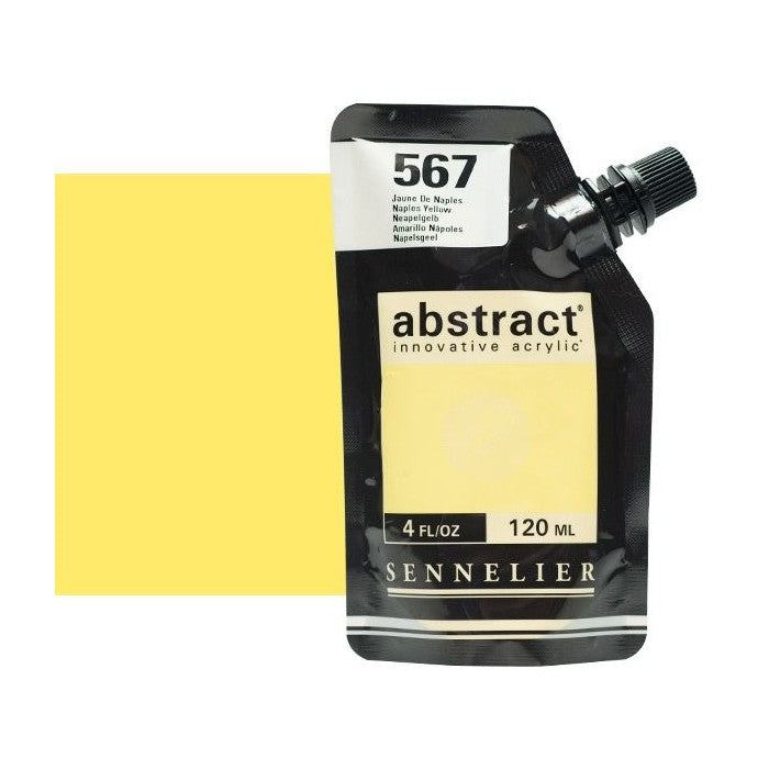 ACRILICA SENNELIER ABSTRACT 120ML 567 NAPLES YELLOW