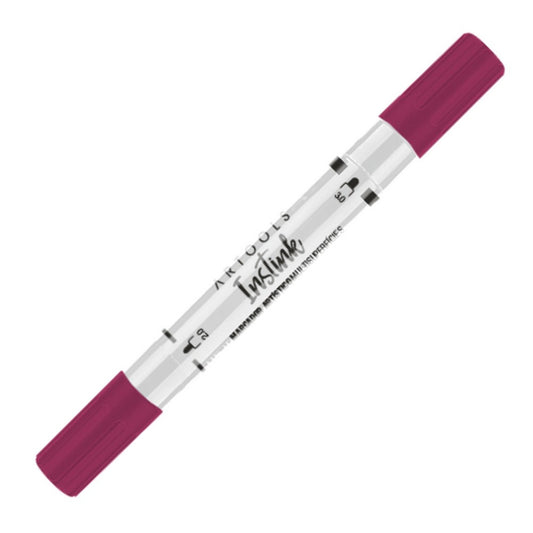 MARCADOR ARTOOLS INSTINK ACRILICO ROSA ESCURO PONTA DUPLA R417