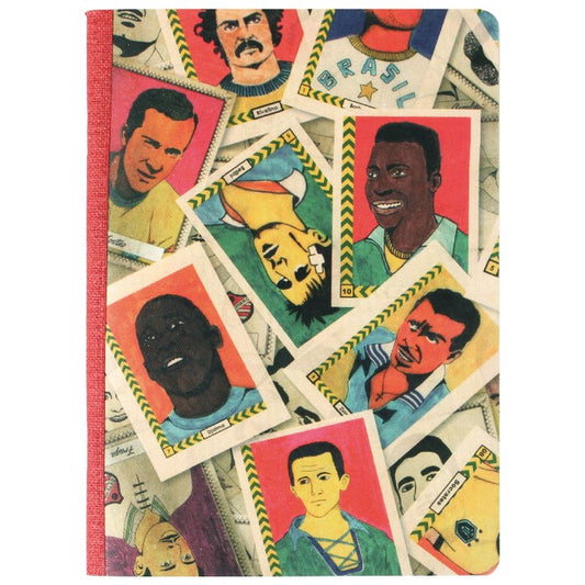 CADERNO TECA A5 "RONALDO FRAGA FUTEBOL" 40FLS LISO