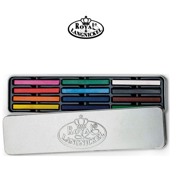 ESTOJO DE MINAS CARRE COLORIDAS ROYAL LANGNICKEL 12 CORES