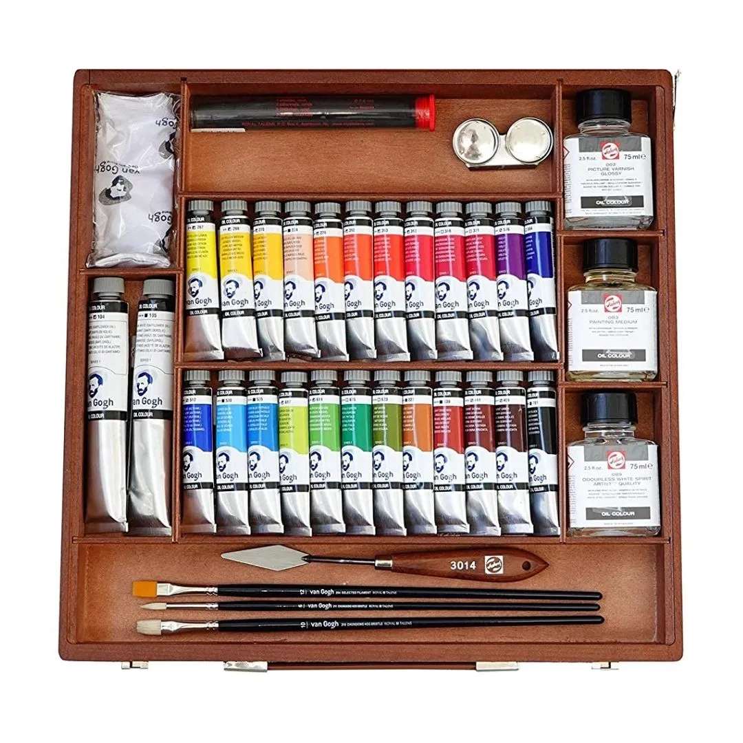 ESTOJO OLEO TALENS VAN GOGH 26 CORES + ACESS
