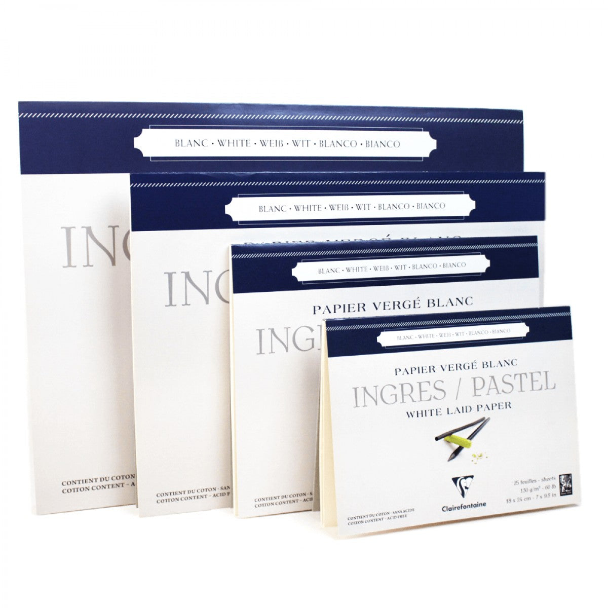 BLOCO CLAIREFONTAINE INGRES PASTEL 36X48 130g/m2 25 FLS 9648