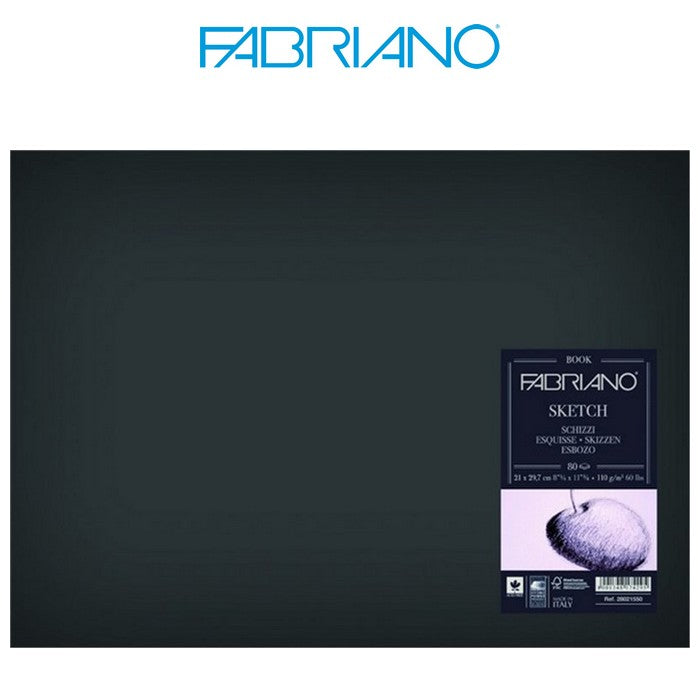 BOOK FABRIANO SKETCH A5 110g/m2 80FLS LAND 19100004