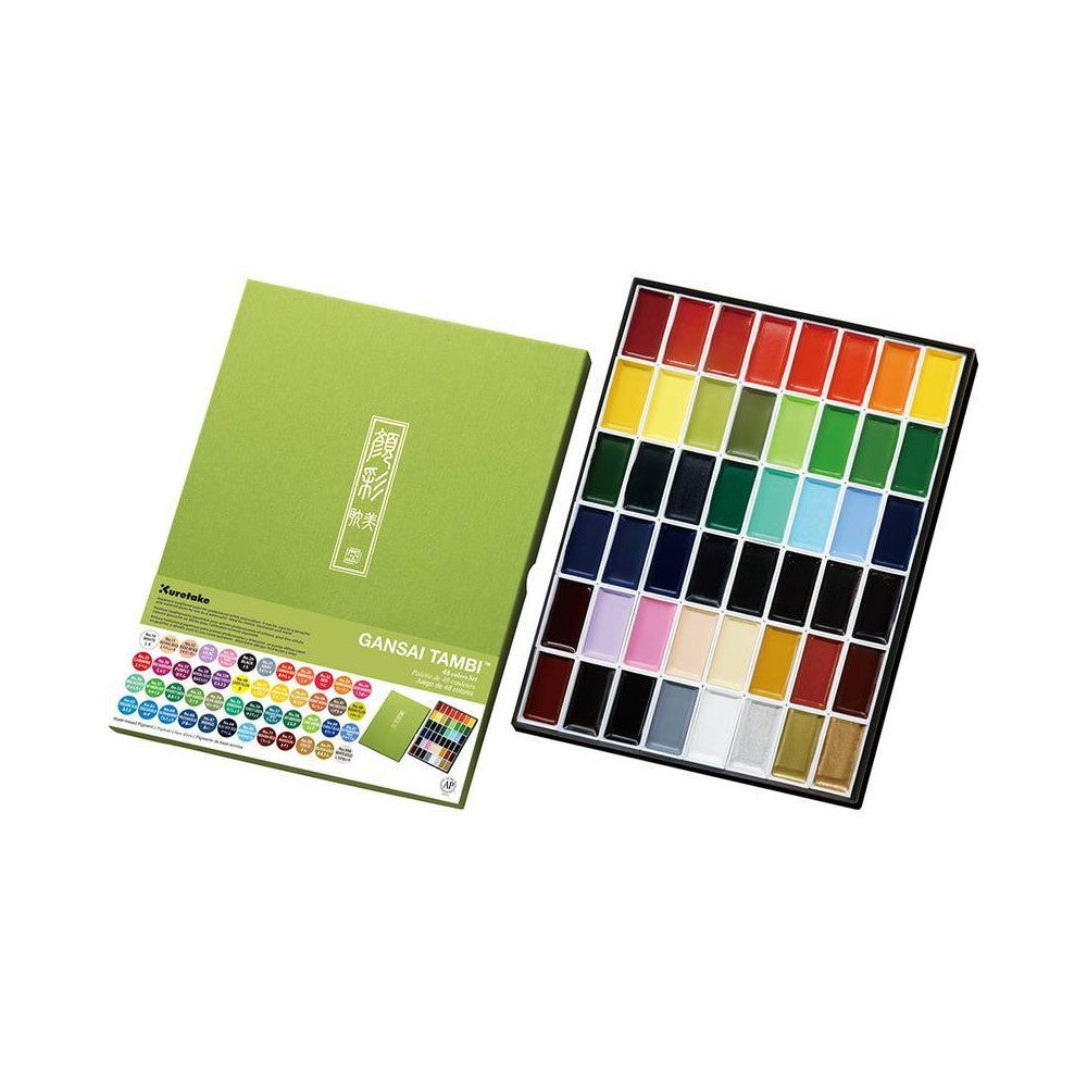 AQUARELA KURETAKE GANSAI TAMBI 48 CORES MC2048V