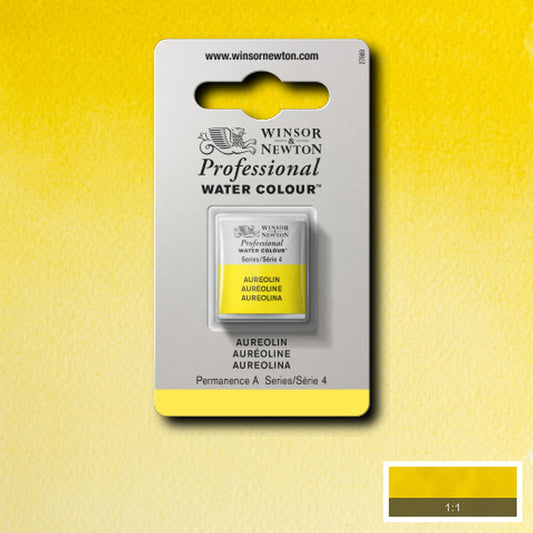 AQUARELA WINSOR NEWTON ARTISTS H PAN 016 AUREOLIN S4