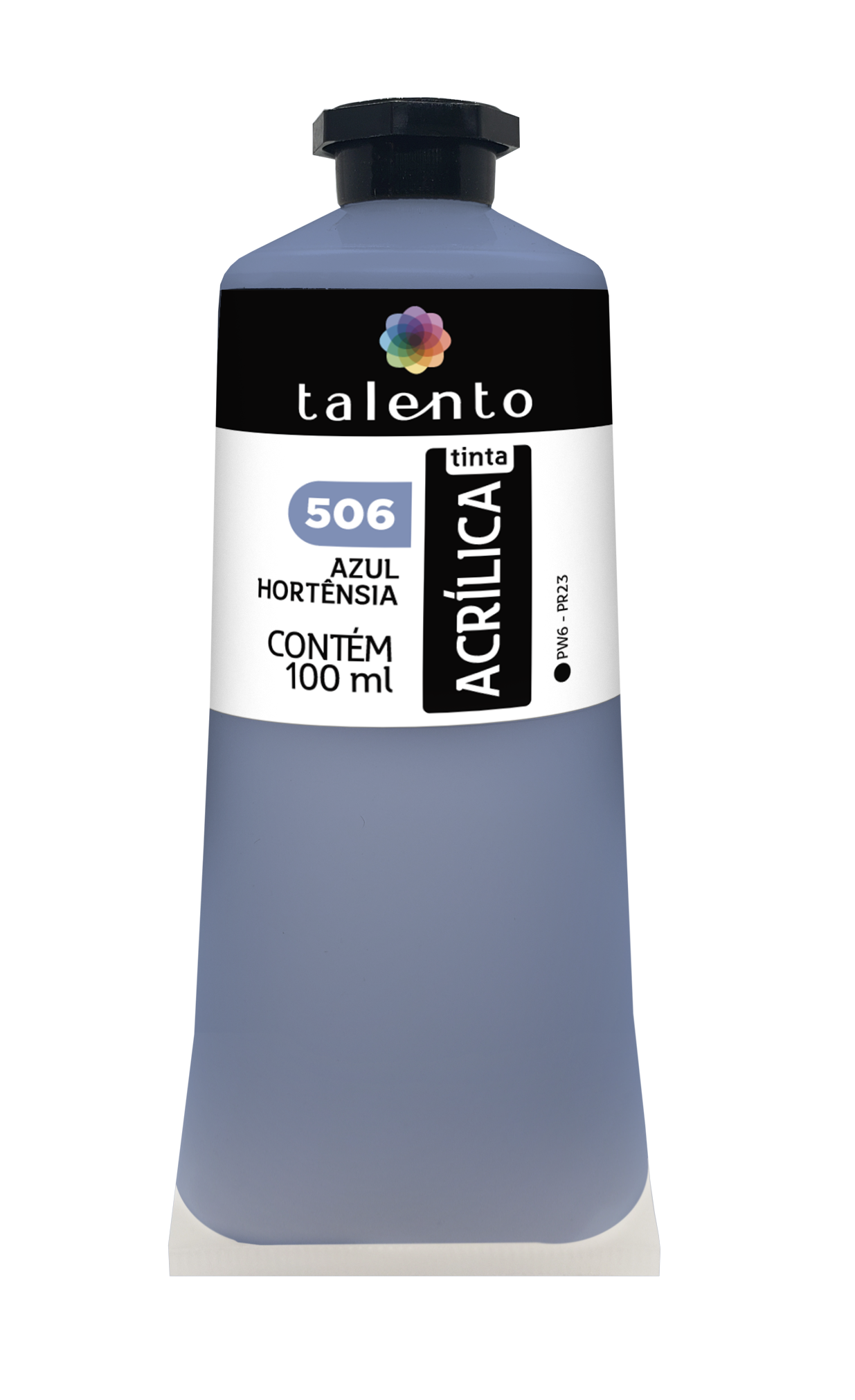 ACRILICA TALENTO 100ML 506 AZUL HORTENSIA