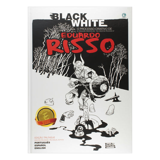 LIVRO "BLACK WHITE, O PROCESSO CRIATIVO DE EDUARDO RISSO"