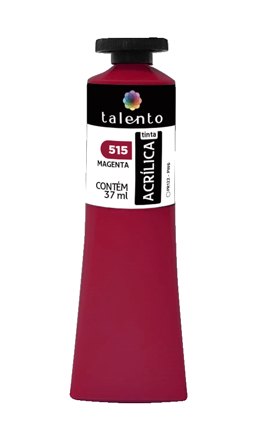 ACRILICA TALENTO 037ML 515 MAGENTA