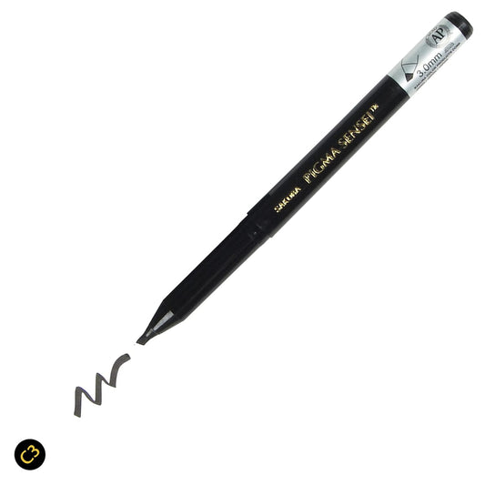 CANETA SAKURA PIGMA SENSEI 3,0MM PRETO