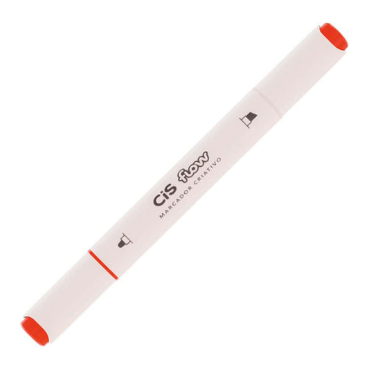 MARCADOR CRIATIVO CIS FLOW DUPLA 45 CORAL