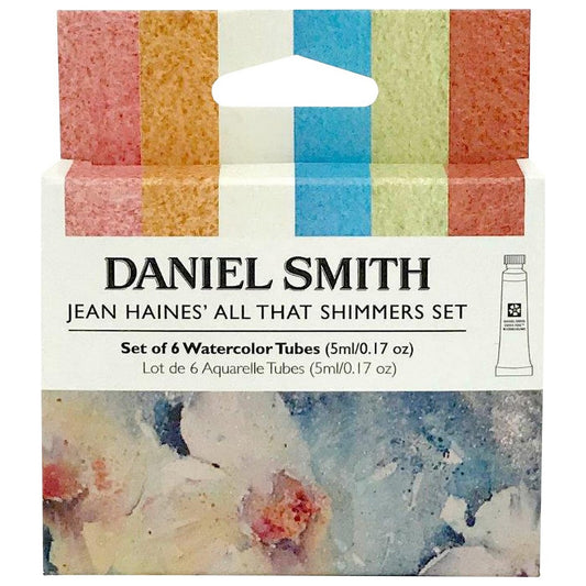 ESTOJO AQUARELA DANIEL SMITH JEAN HAINES "ALL THAT SHIMMERS C/ 06 TUBOS