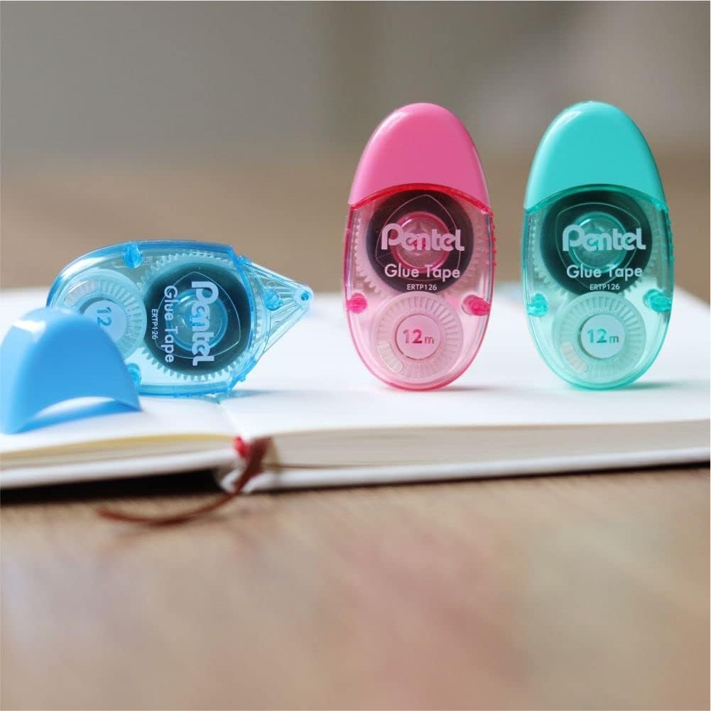 COLA EM FITA PENTEL AZUL CELESTE