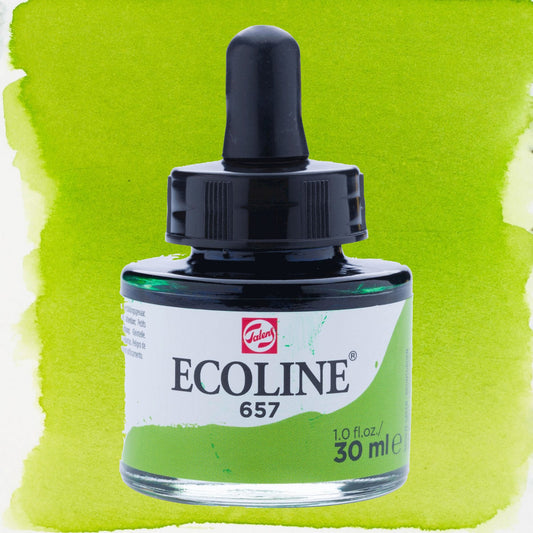 AQUARELA TALENS ECOLINE 30ML 657 BRONZE GREEN