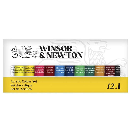 ESTOJO ACRILICA WINSOR NEWTON DISCOVER 12 CORES 10ML 2790001