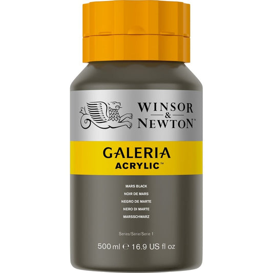 ACRILICA WINSOR NEWTON GALERIA 500ML 386 MARS BLACK 2150386
