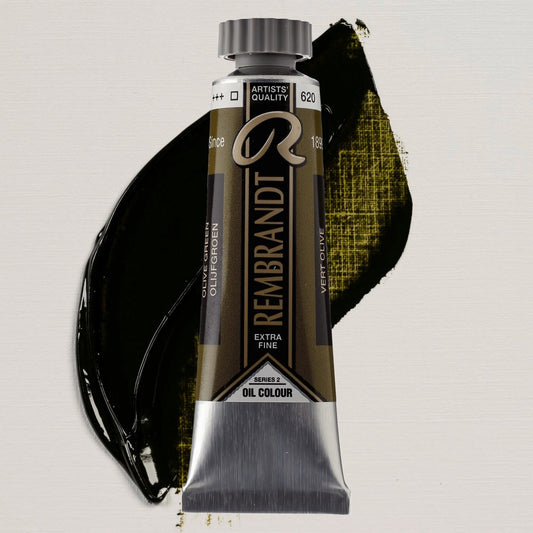 OLEO TALENS REMBRANDT 015ml 620 OLIVE GREEN S2