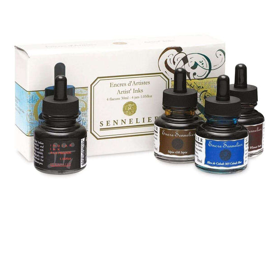 ESTOJO CALIGRAFIA SENNELIER DESENHO 04 CORES